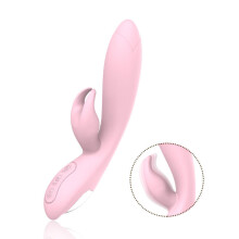Silicone Multi Speed Vibrator “Ellen” Light Pink