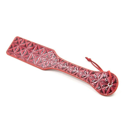PU Leather Deluxe Spanking Paddle (Red) 1