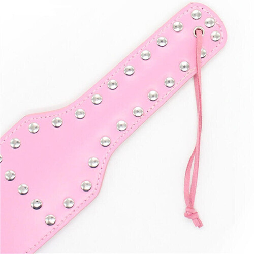 PU Leather Spanking Paddle Heart (Pink) 1