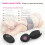Silicone Vibrating Egg with Remote Control “Ada” Black 2