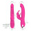 Silicone Multi Speed Rabbit Vibrator “Paula” Peach 2