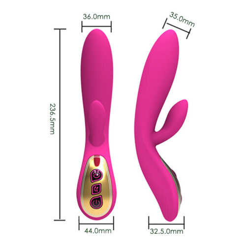 Silicone Multi Speed Vibrator “Doreen” Peach 1