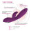 Silicone Multi Speed Vibrator “Ellen” Purple 3
