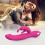Silicone Multi Speed Rabbit Vibrator “Paula” Peach 7