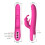 Silicone Multi Speed Rabbit Vibrator “Alvin” Peach 3