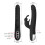 Silicone Multi Speed Rabbit Vibrator “Alvin” Black 2