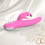 Silicone Multi Speed Rabbit Vibrator “Pag” Pink 8