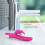 Silicone Multi Speed Rabbit Vibrator “Alvin” Peach 5