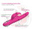 Silicone Multi Speed Rabbit Vibrator “Pag” Peach 3