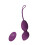 Silicone Vibrating Egg with Remote Control “Leanna” Purple 1