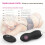 Silicone Vibrating Egg with Remote Control “Heidi” Black 2