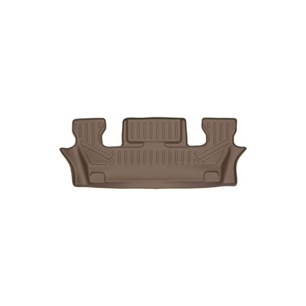 Smartliner Sc1423 Custom Fit Tan 3Rd Row Floor Mat Liner With 2Nd Row Bucket Seats For 2020-2023 Ford Explorer 840004628141
