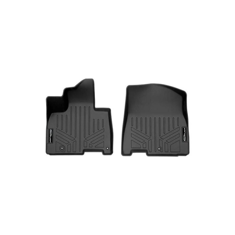 Smartliner Sa0556 All Weather Custom Fit 1St Row Floor Mat Liner Set For 2022 Kia Carnival, Black 840004628370