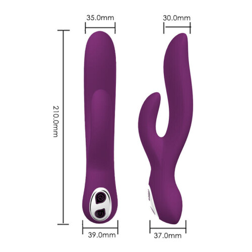 Silicone Multi Speed Vibrator “Zone” Purple 1