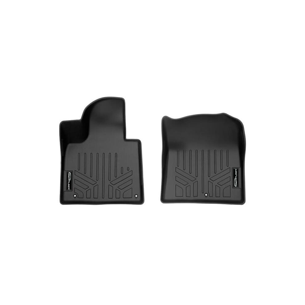 Smartliner Sa0547 All Weather Custom Fit 1St Row Floor Mat Liner Set For 2021-2023 Kia Sorento Black 840004627342