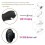 Silicone Vibrating Egg with Remote Control “Heidi” Black 4
