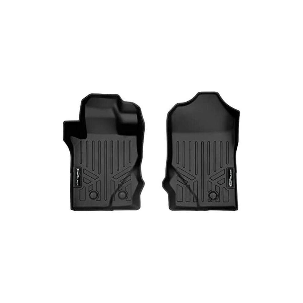 Smartliner Sa0566 All Weather Custom Fit 1St Row Floor Mat Liner Set For 2021-2023 Ford Bronco, Black 840004628998