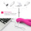 Silicone Multi Speed Vibrator “Zone” Peach 6