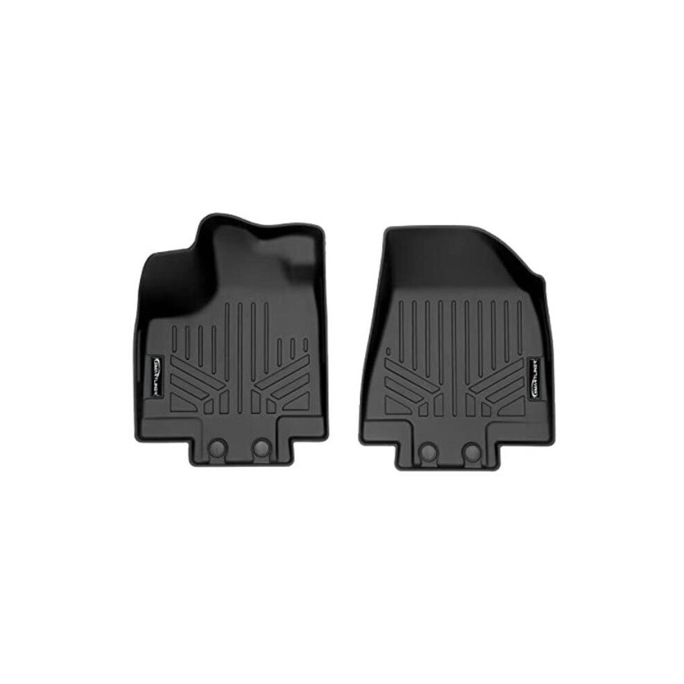 Smartliner Sa0567 Custom Fit 1St Row Floor Mats Liner Set For 2022-2023 Nissan Pathfinder, Black 840004629049