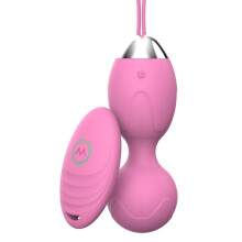 Silicone Vibrating Egg with Remote Control “Betty” Pink