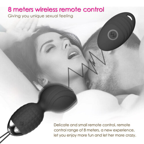 Silicone Vibrating Egg with Remote Control “Eve” Black 2