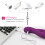 Silicone Multi Speed Vibrator “Zone” Purple 5