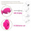 Silicone Vibrating Egg with Remote Control “Ada” Peach 4