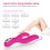 Silicone Multi Speed Vibrator “Zone” Peach 4
