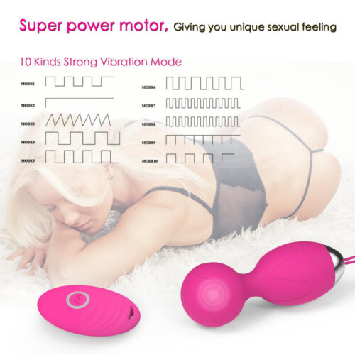 Silicone Vibrating Egg with Remote Control “Betty” Peach 1