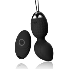 Silicone Vibrating Egg with Remote Control “Eve” Black