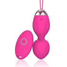 Silicone Vibrating Egg with Remote Control “Ada” Peach