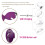 Silicone Vibrating Egg with Remote Control “Ada” Purple 4