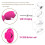Silicone Vibrating Egg with Remote Control “Eve” Peach 5