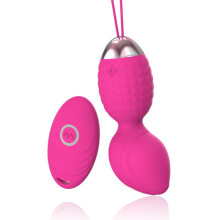 Silicone Vibrating Egg with Remote Control “Eve” Peach