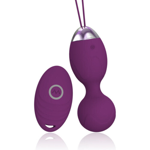 Silicone Vibrating Egg with Remote Control “Betty” Purple