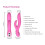 Silicone Multi Speed Vibrator “Zone” Pink 2