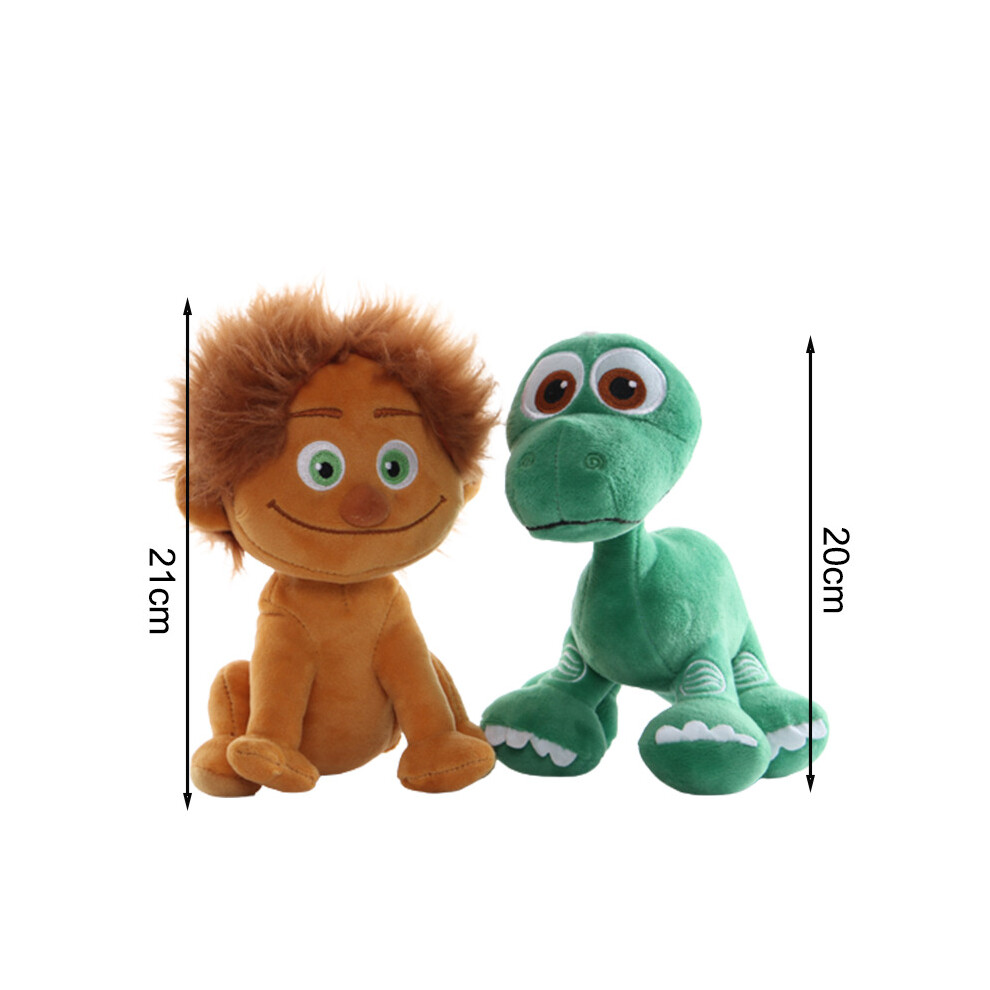 2Pcs The Good Dinosaur Arlo Human Spot Plush Toy Soft Stuffed Dolls Kids Gift on OnBuy