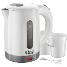 1000 W, White Russell Hobbs Travel Electric Kettle