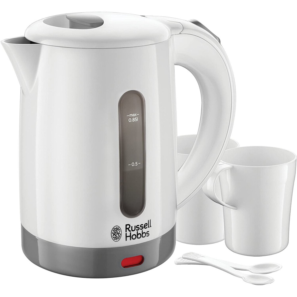 1000 W, White Russell Hobbs Travel Electric Kettle