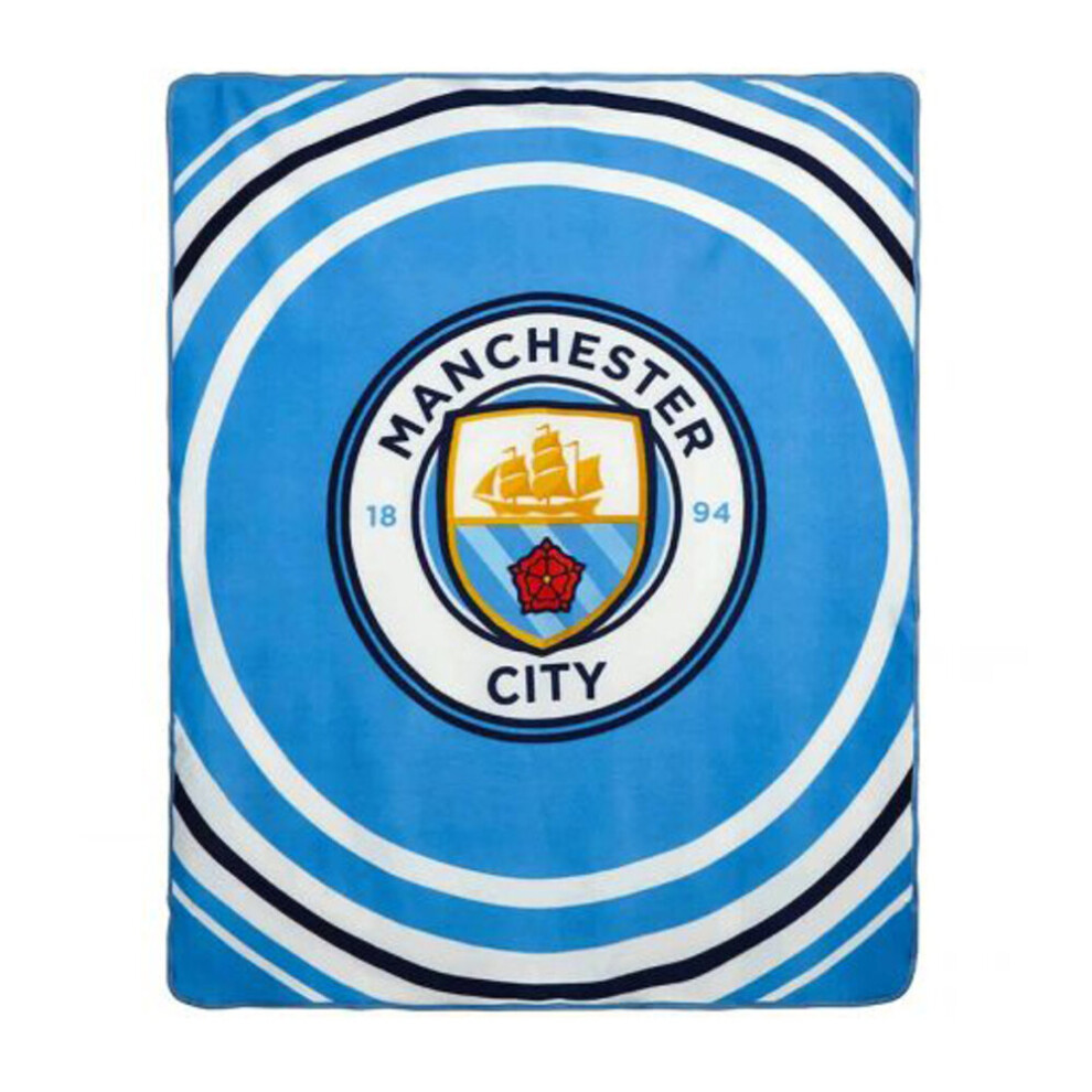 Manchester City FC Fleece Pulse Blanket