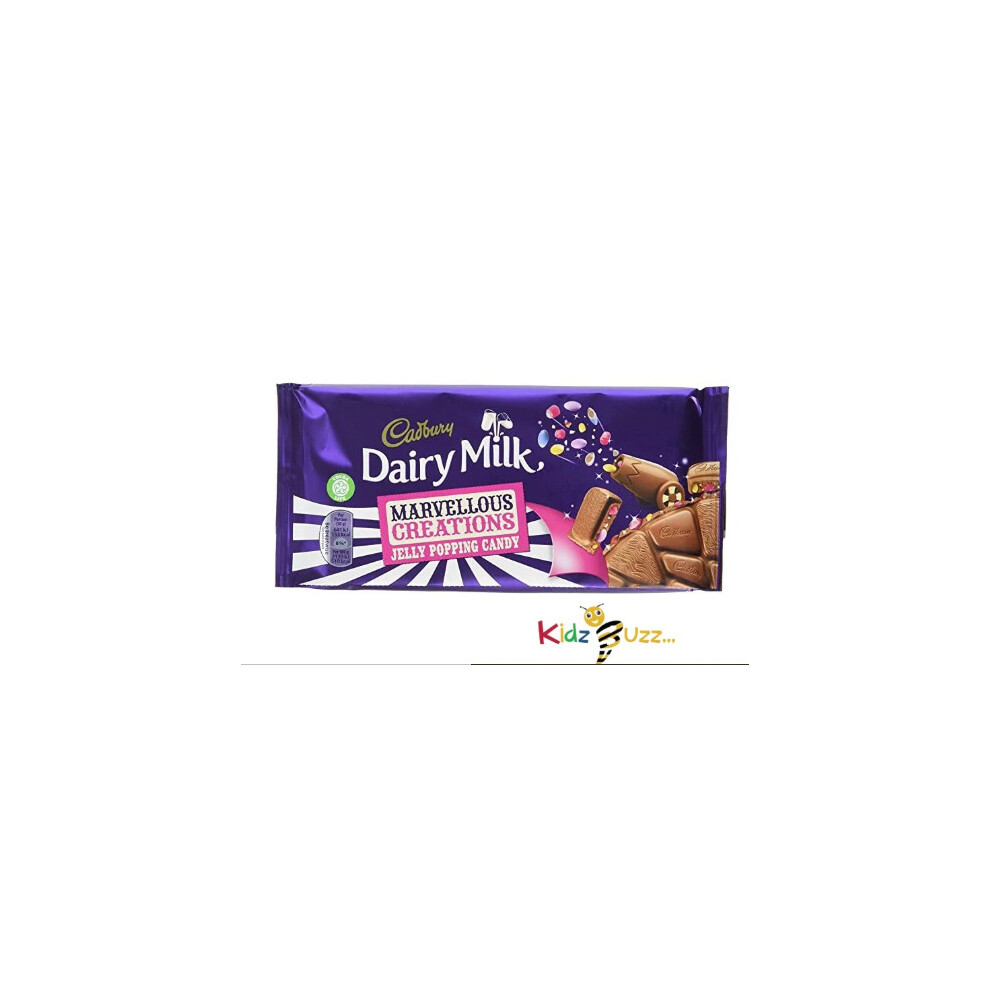 Cadbury Marvellous Collection Jelly Popping Sweet Bar180g Pack of 3