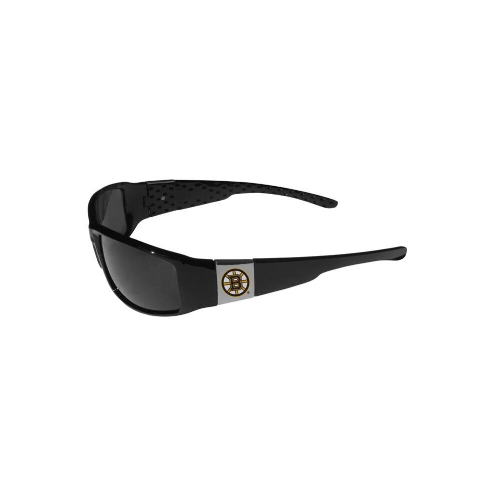 Siskiyou 2HCP20 Unisex NHL Boston Bruins Chrome Wrap Sunglasses - One Size