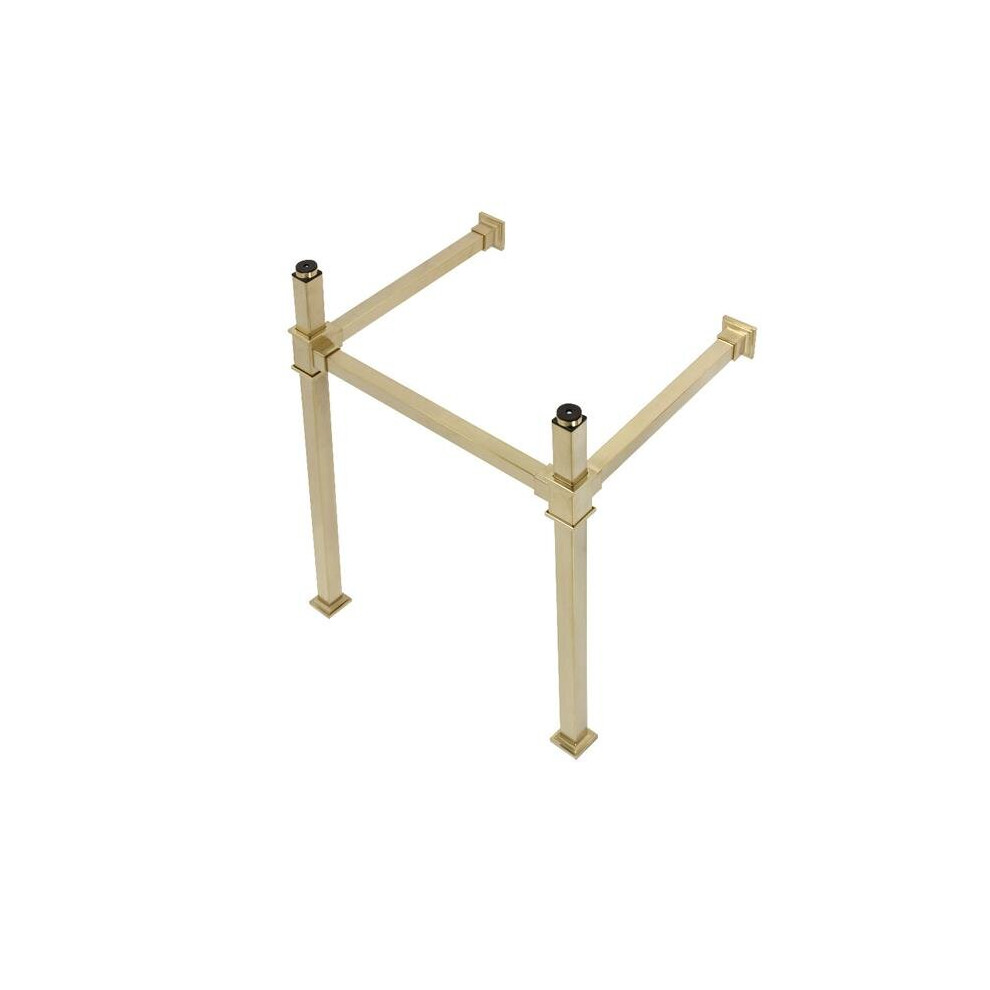 Kingston Brass Vpb3322sq7 22 In. Monarch Stainless Steel Console Sink Legs, Brushed Brass 663370835803