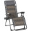 Durable Foldable Rattan Look Beach Bed Sun Lounger Gray Best 6