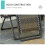 Durable Foldable Rattan Look Beach Bed Sun Lounger Gray Best 4