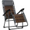 Durable Foldable Rattan Look Beach Bed Sun Lounger Brown Best 4