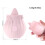 Tongue Lick Rose Vibrator (Pink) 4