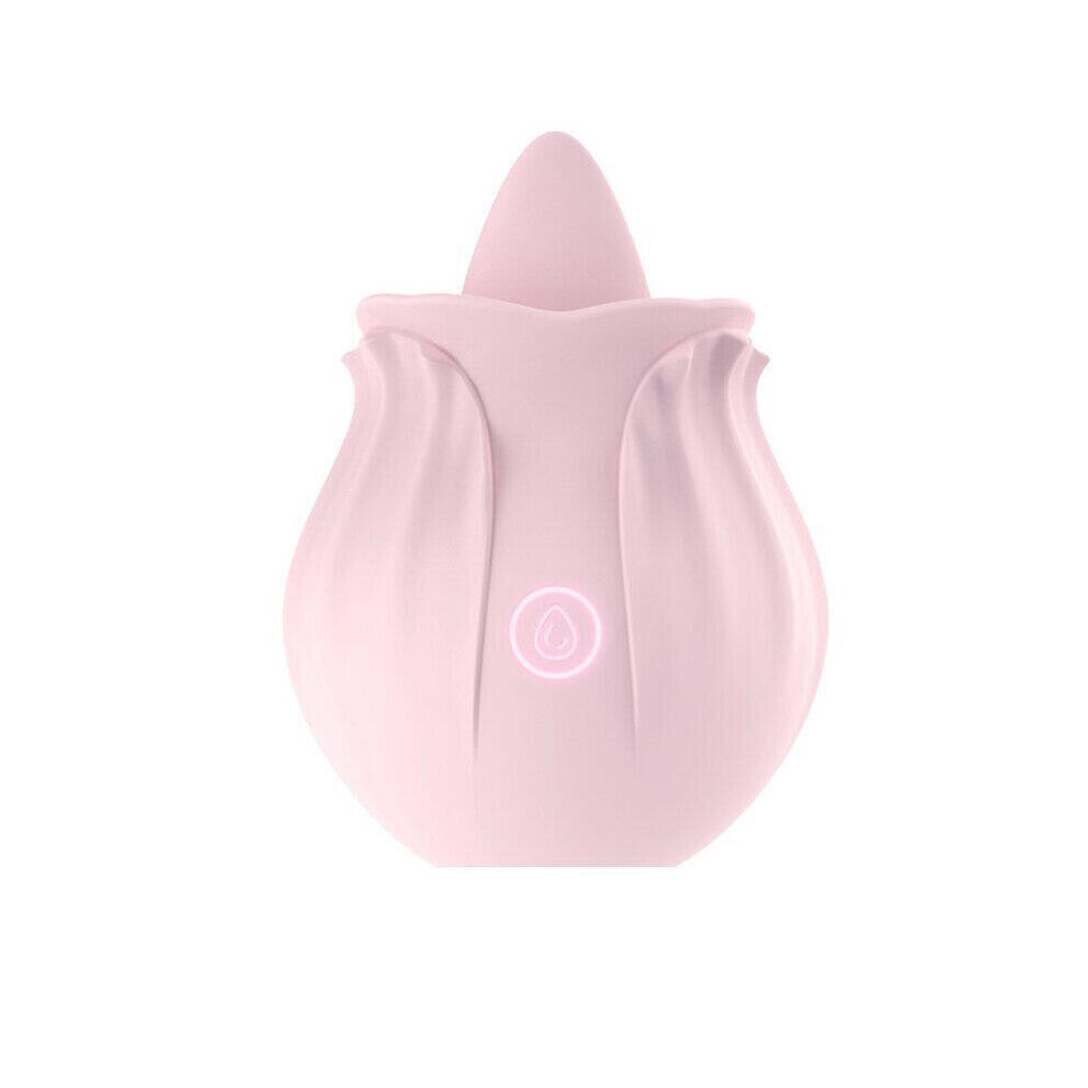 Tongue Lick Rose Vibrator (Pink)
