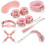 8 Piece Bondage Set (Pink) 1
