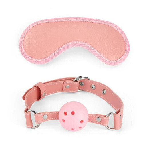 8 Piece Bondage Set (Pink) 1